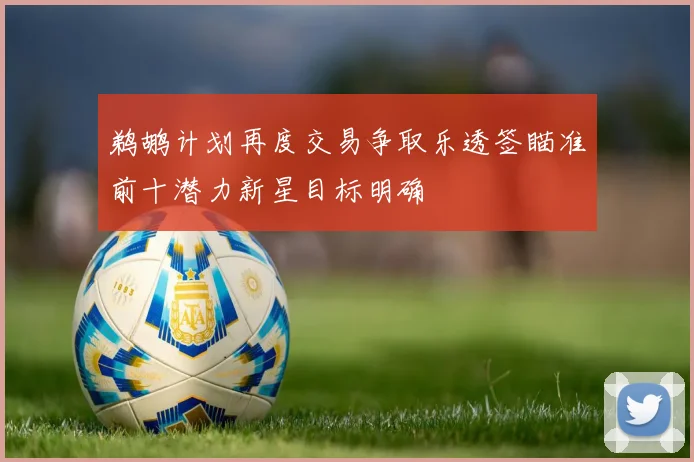 鹈鹕计划再度交易争取乐透签瞄准前十潜力新星目标明确